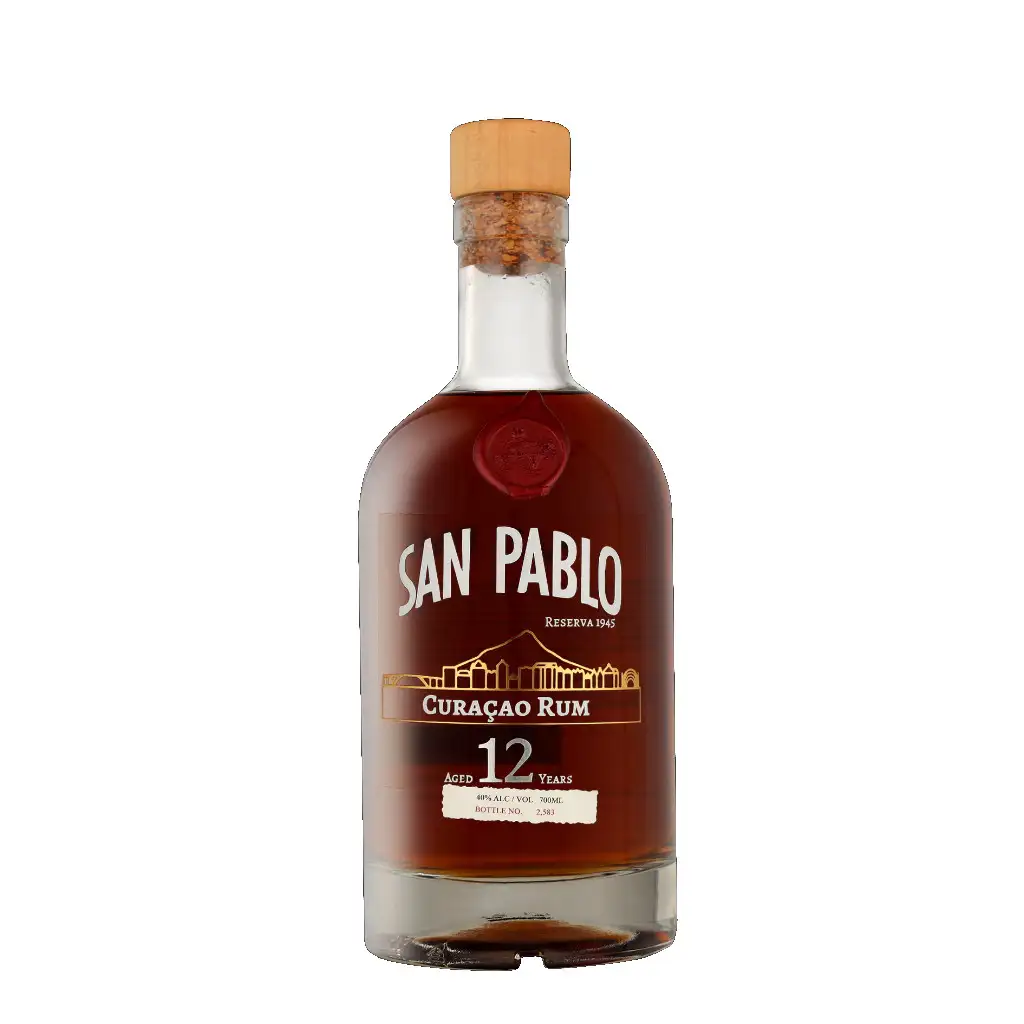 A. D. Jonckheer N. V. Ron San Pablo Curaçao Rum Aged 12 Years