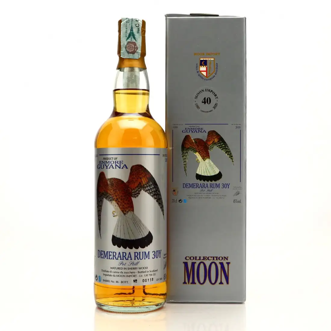 Moon Import Enmore Demerara Rum 1990