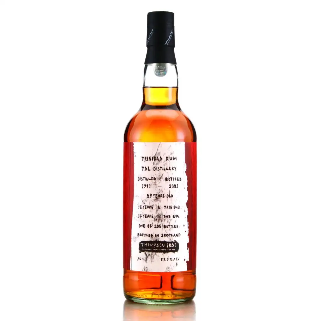 Thompson Bros. T.D.L Trinidad Rum 1991