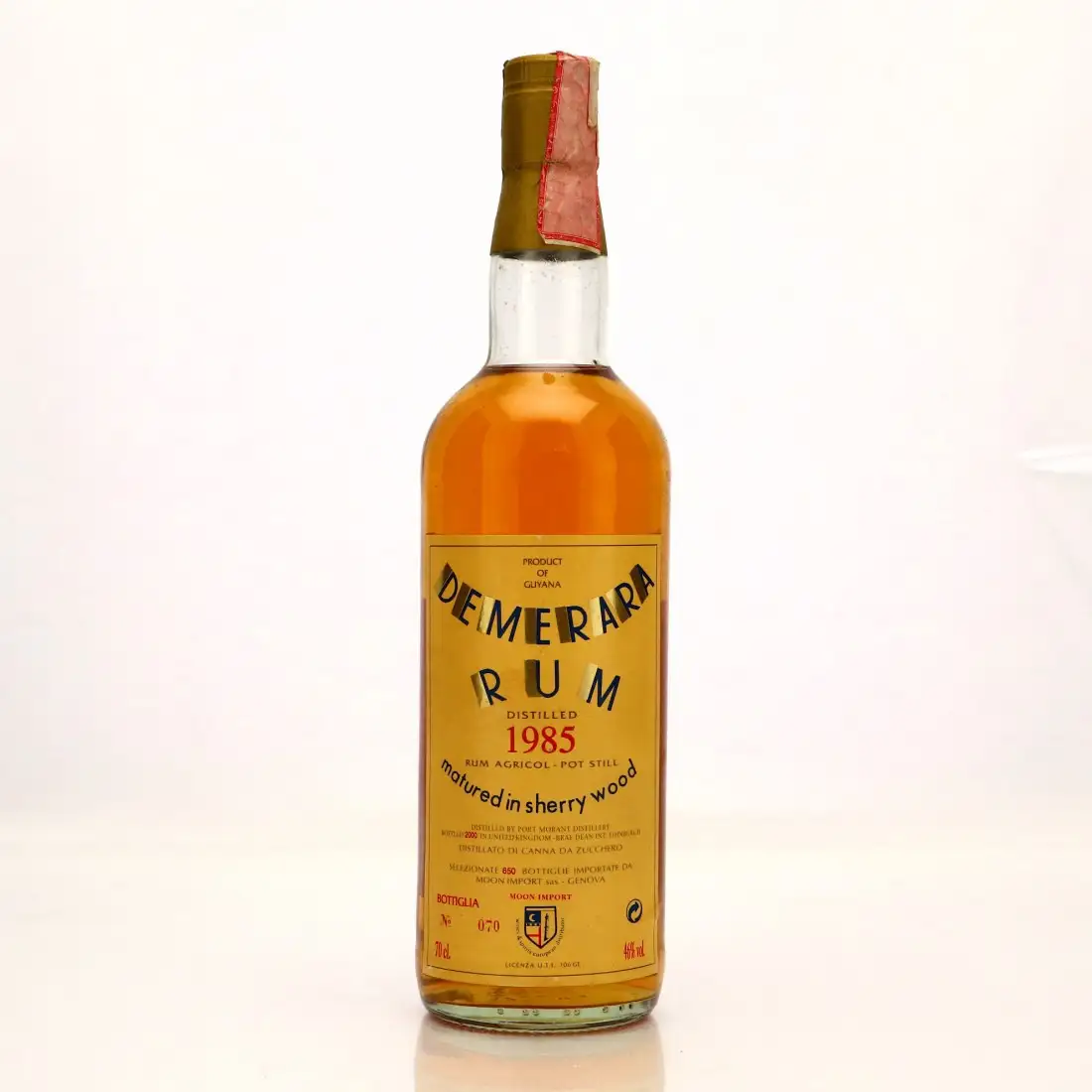Moon Import Versailles Demerara Rum 1985