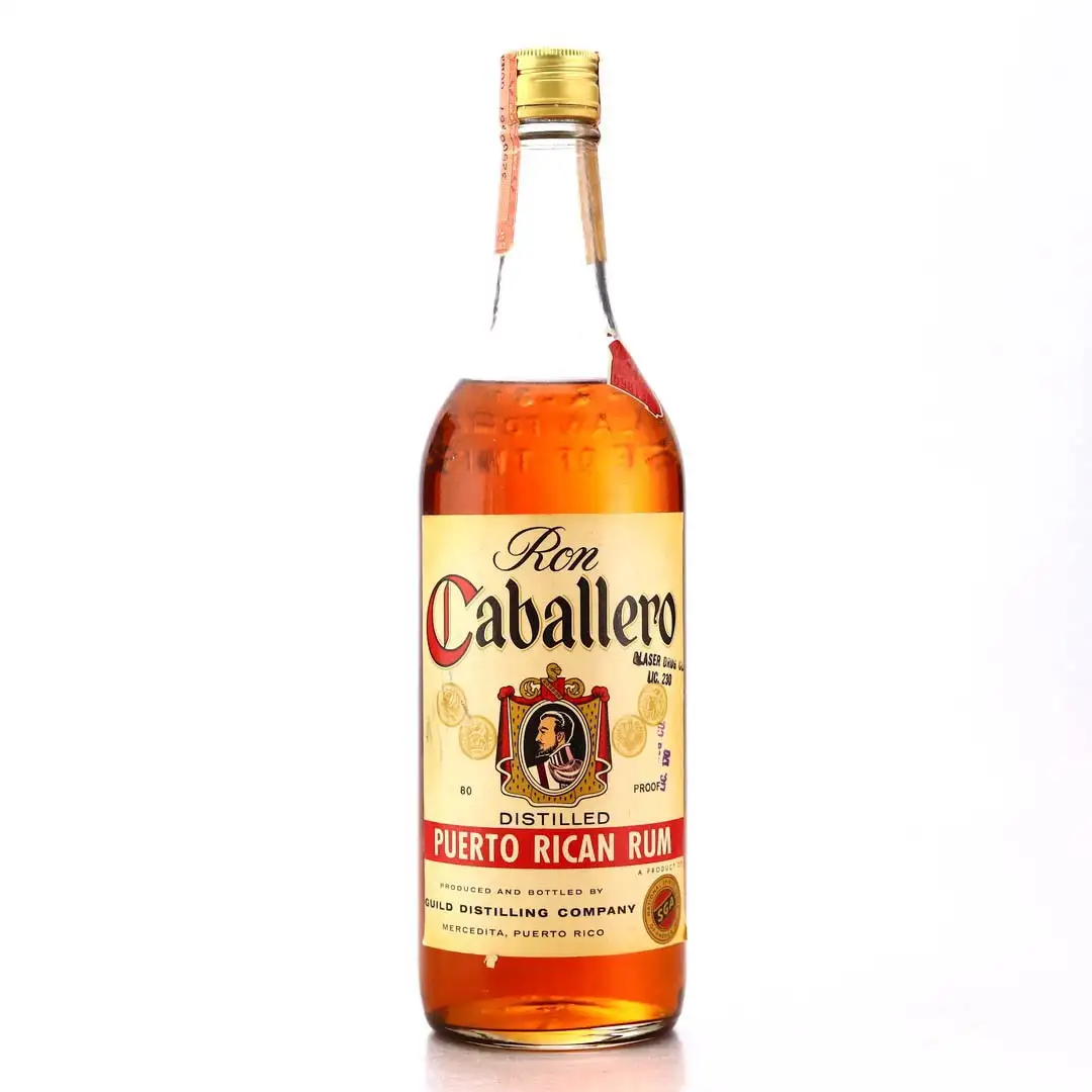 Guild Distilling Company Ron Caballero Puerto Rican Rum 1950s