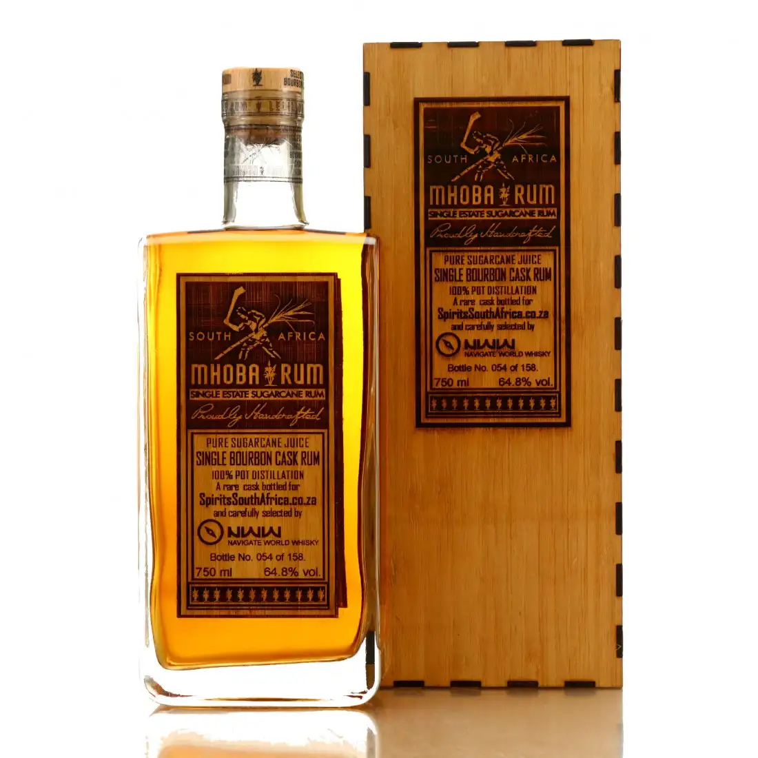 MHOBA Single Bourbon Cask Rum (Navigate World Whisky) 2017