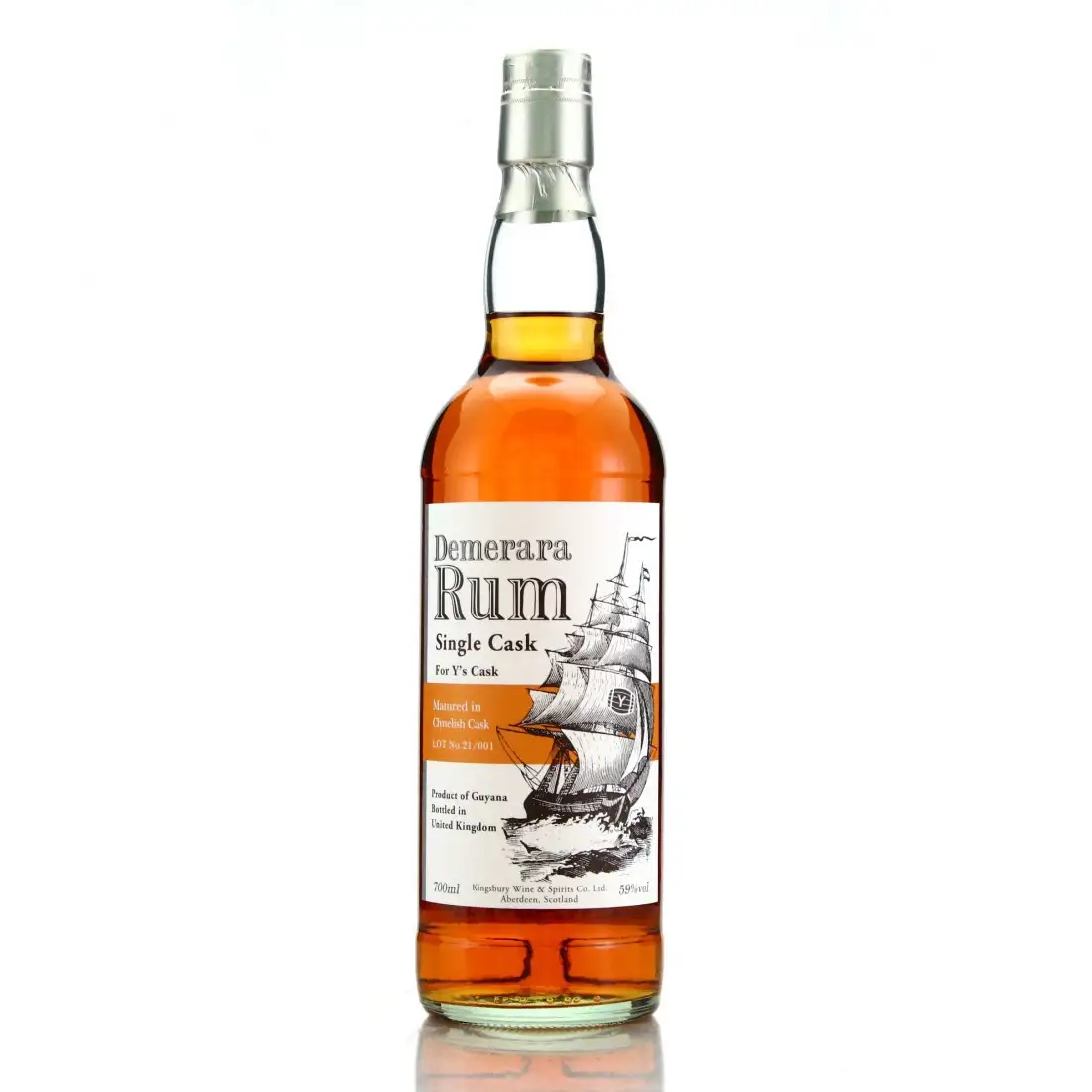 Kingsbury Diamond Demerara Rum Pot Still Y's Cask (Clynelish Cask)