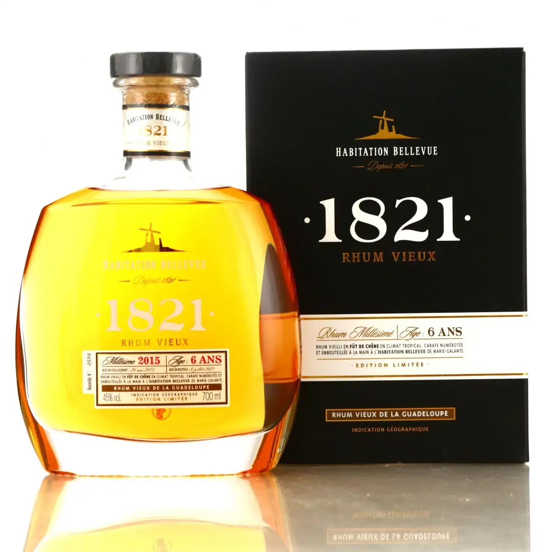 Bellevue Rhum Vieux 1821 2015