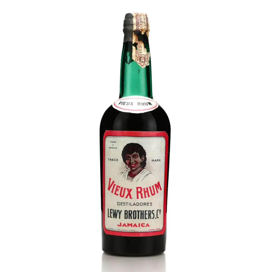 Lewy Brothers Jamaica Vieux Rhum (1940s)