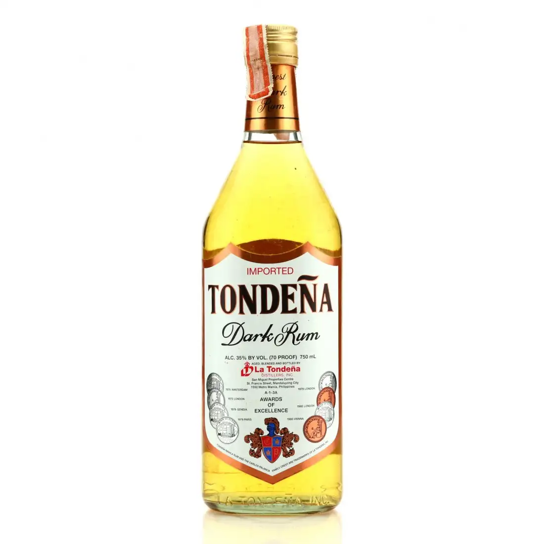 La Tondeña Distileria Bago Dark Rum