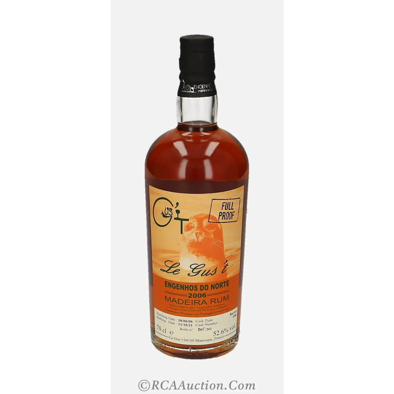 Le Gus‘t Engenhos do Norte Madeira Rum 2006