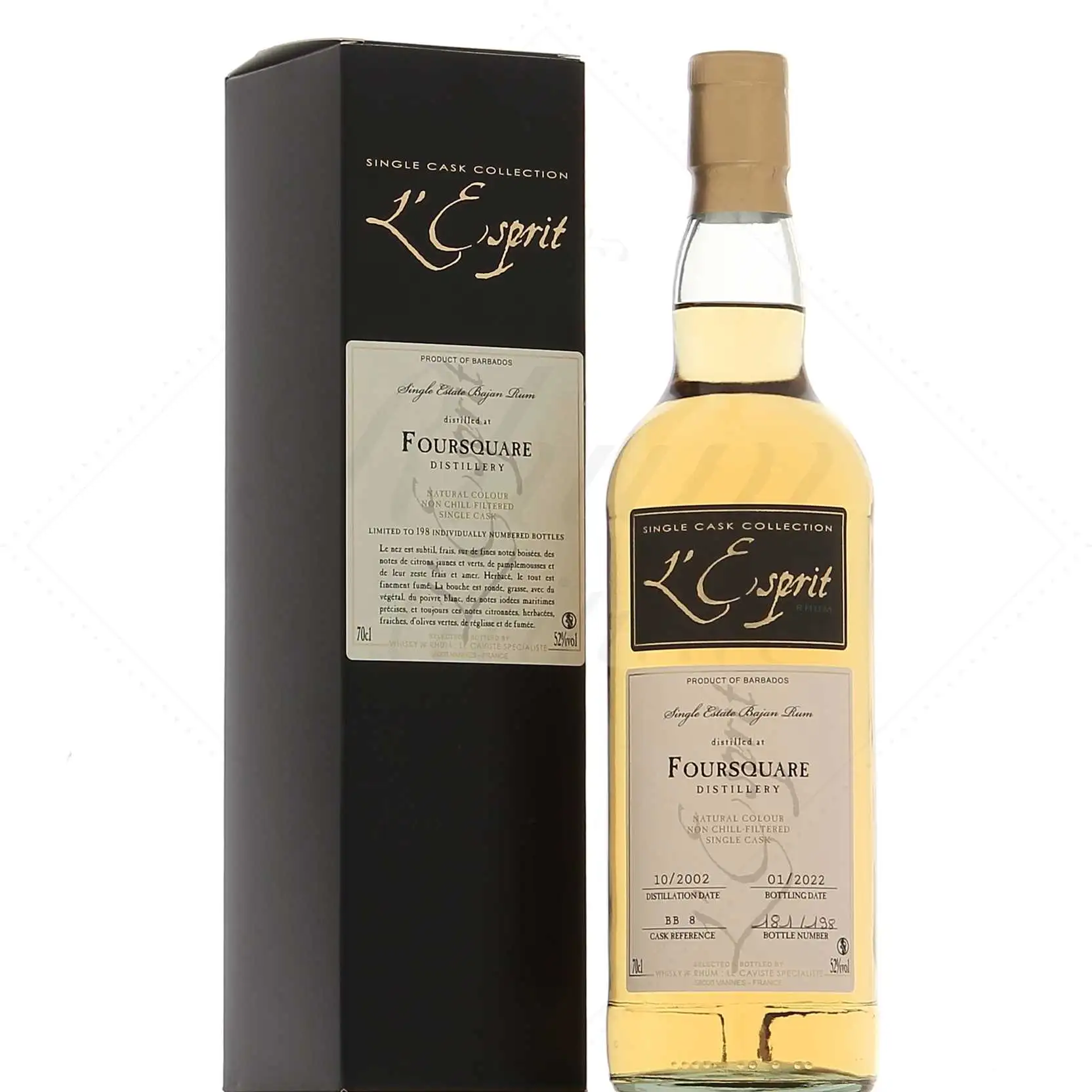 Whisky & Rum Foursquare L’Esprit 2002