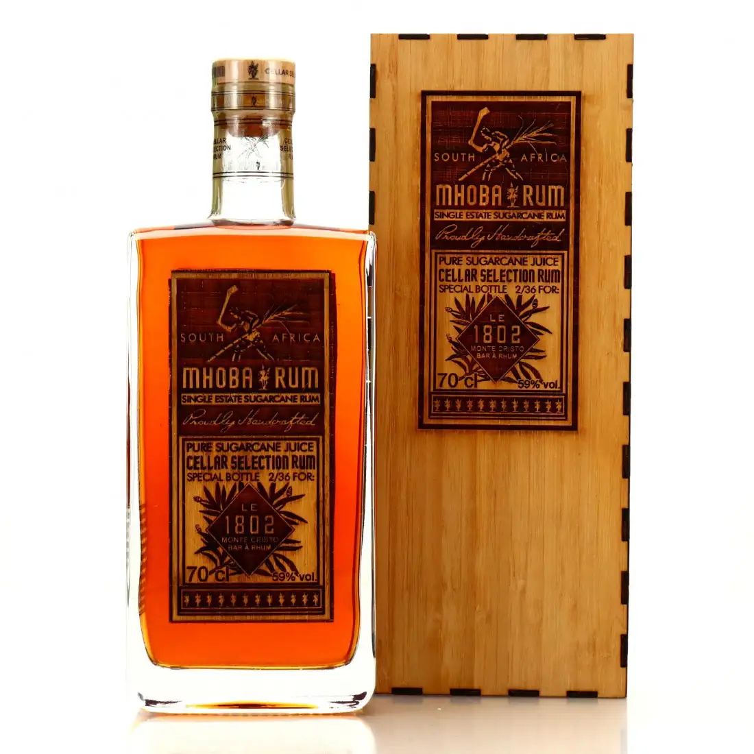 Bar 1802 MHOBA Cellar Selection Glass Cask Rum