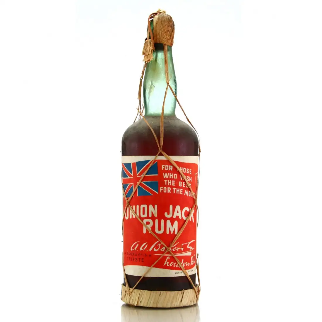 A.A. Baker & Co. S.p.A. Union Jack Rum 1940s