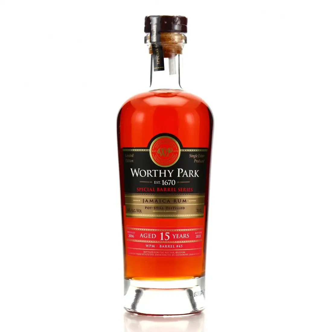 Worthy Park Special Barrel (Bottled for The Nectar Belgium) WPM 2006