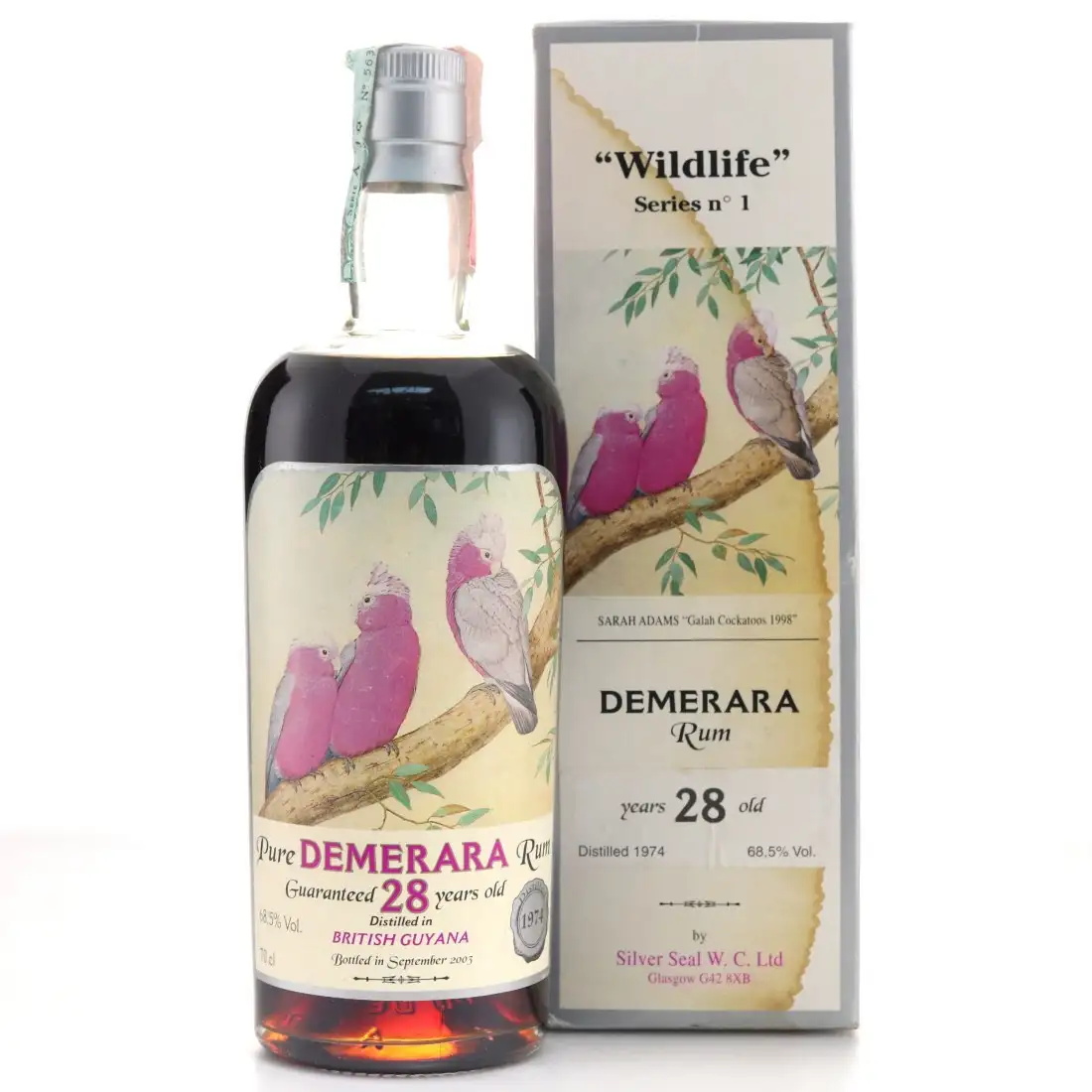 Silver Seal Demerara Rum Wildlife Series No. 1 1974