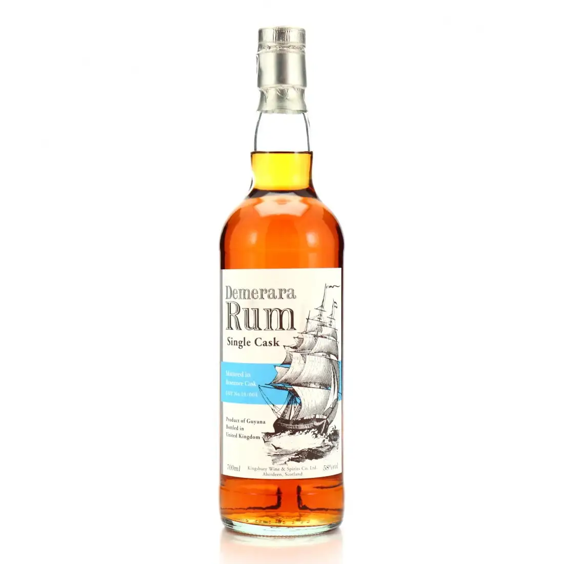 Kingsbury Diamond Demerara Rum (Bowmore Cask)