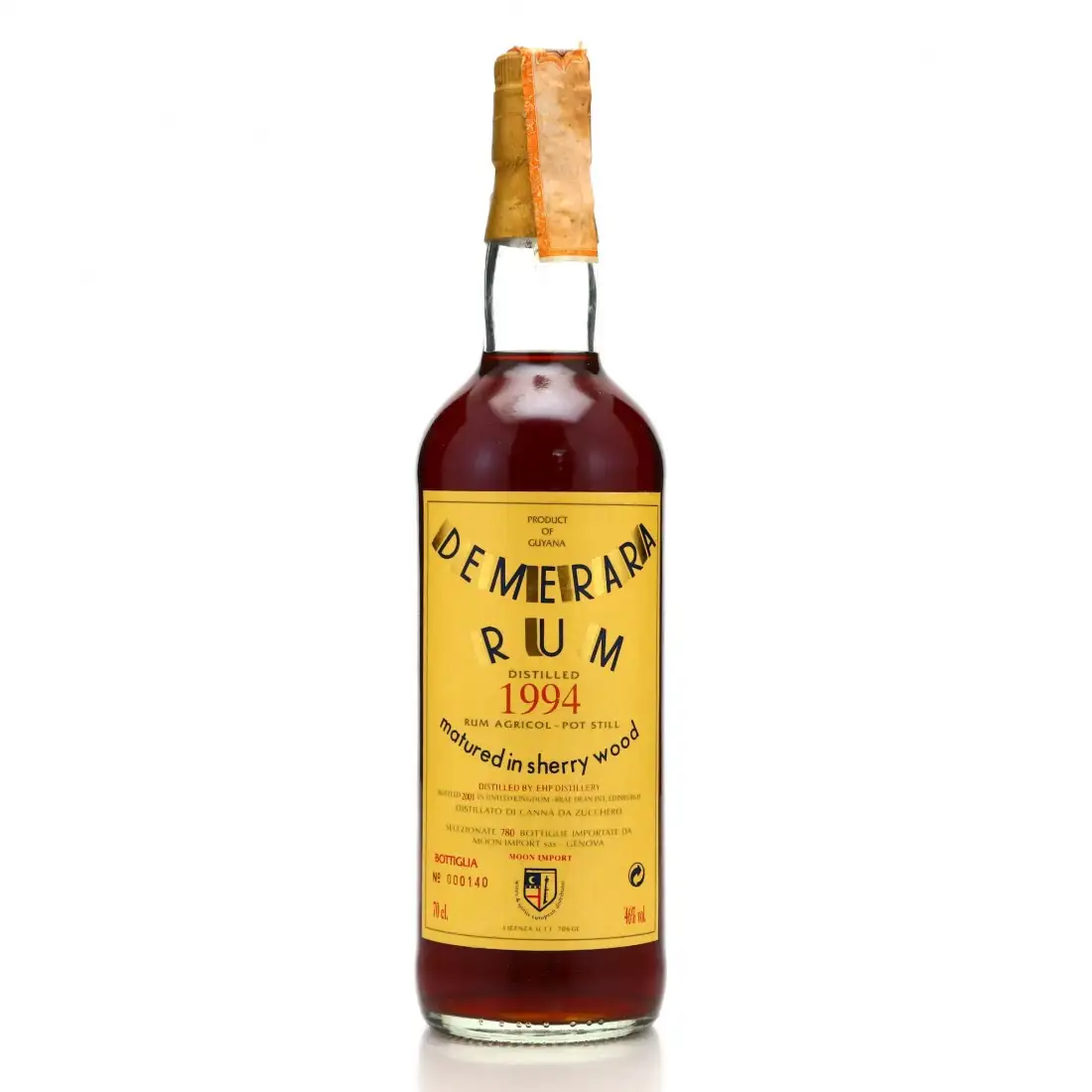 Moon Import Enmore Demerara Rum EHP 1994