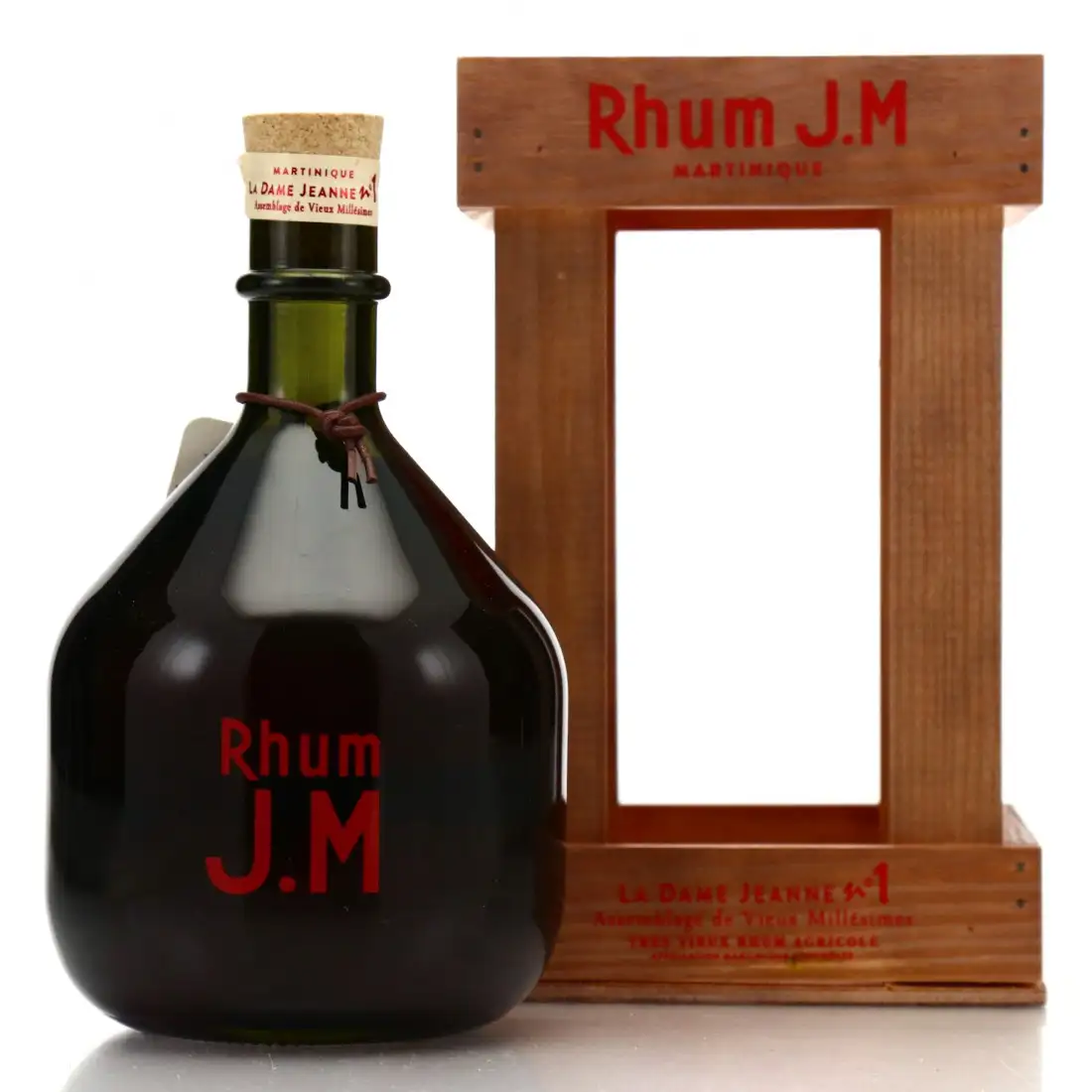 Rhum J.M La Dame Jeanne Numéro 1