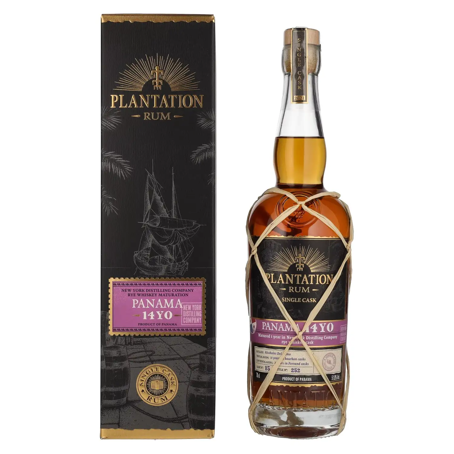 Alcoholes Del Istmo Plantation Panama (New York Distilling Company Rye Whiskey) 2007