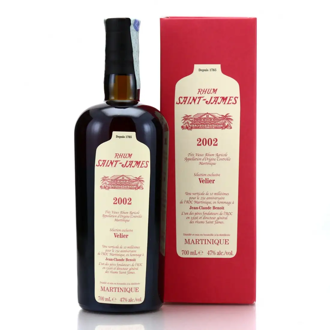 Velier Saint James Sélection exclusive Velier 2002