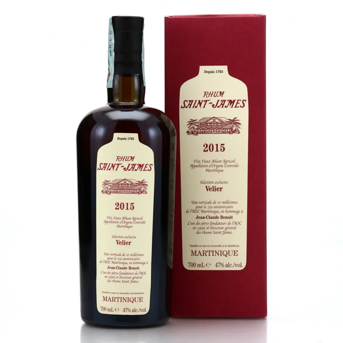 Velier Saint James Sélection exclusive Velier 2015