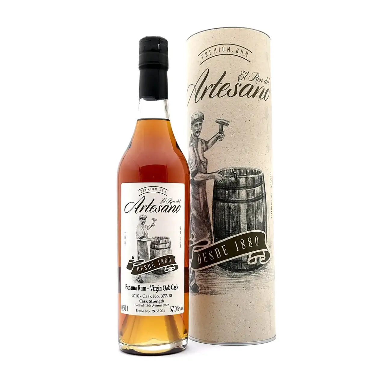 El Ron del Artesano Panama Rum - Virgin Oak Cask 2010