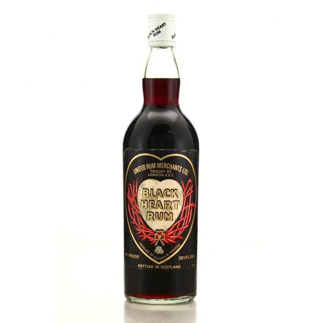 Henry White Black Heart Rum 1960s