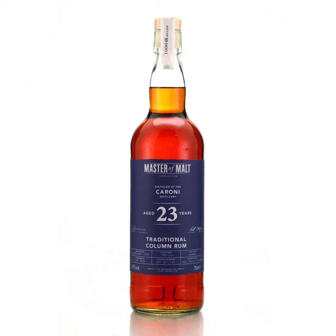 Master of Malt Caroni Traditional Column Rum 1998