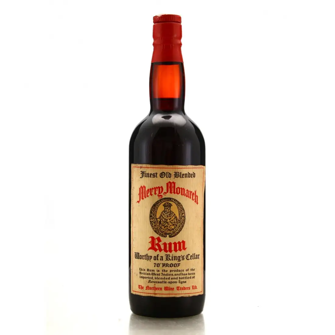 Northern Wine Traders LTD Merry Monarch Rum 1940s