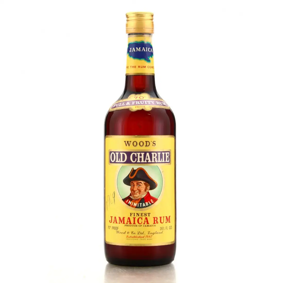 Wood & Co Old Charlie Jamaica Rum 1970s