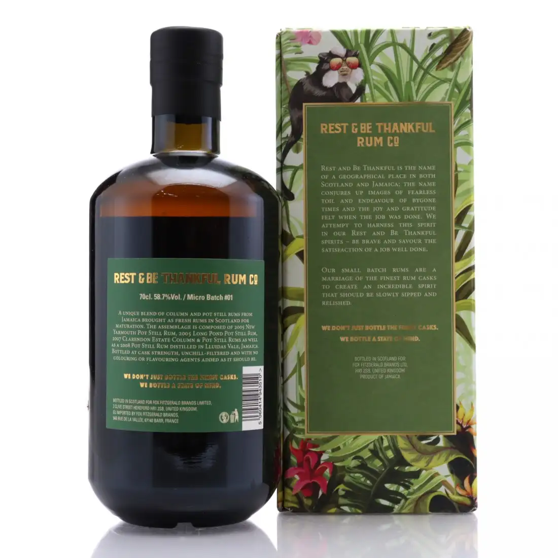 Rest & Be Thankful MICRO BATCH #1 Jamaican Rum Antipodes 2009