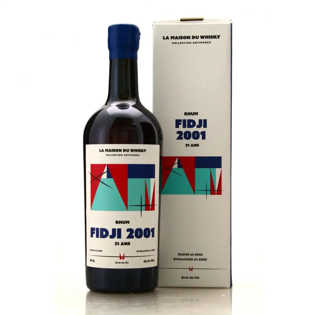 La Maison Du Whisky South Pacific Rhum Fidji Flag Series (Collection Antipodes) 2001