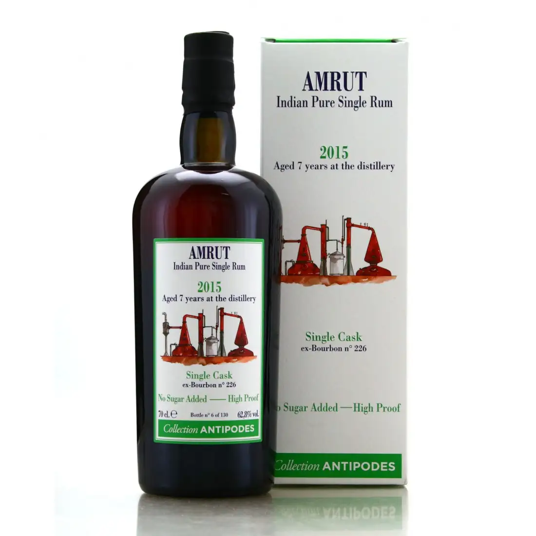 Habitation Velier Amrut Indian Pure Single Rum (Collection Antipodes) 2015