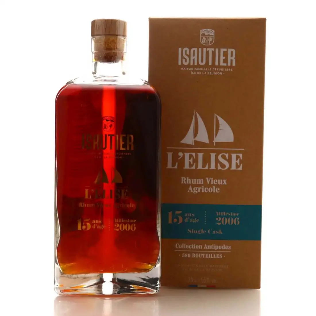 Isautier L’Elise Rhum Vieux Agricole Antipodes 2006