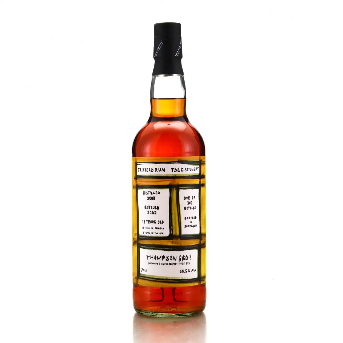 Thompson Bros. T.D.L Trinidad Rum 2008