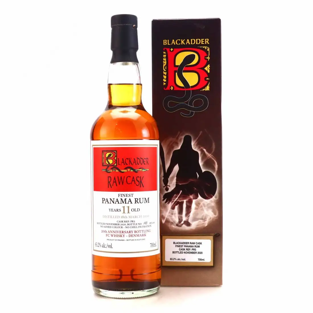 Blackadder Raw Cask Rum Finest Panama Rum 2009
