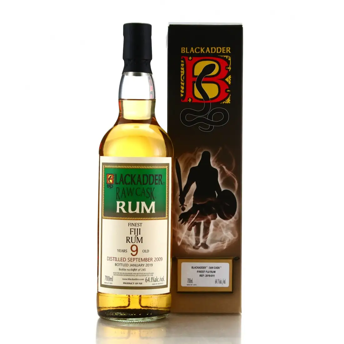 Blackadder South Pacific Raw Cask Rum 2009