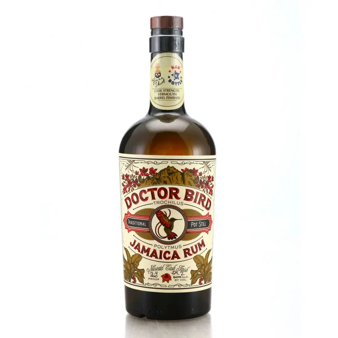 Corktown Distillers Worthy Park Doctor Bird Jamaica Rum (Grass Skirt & Keg 'N')