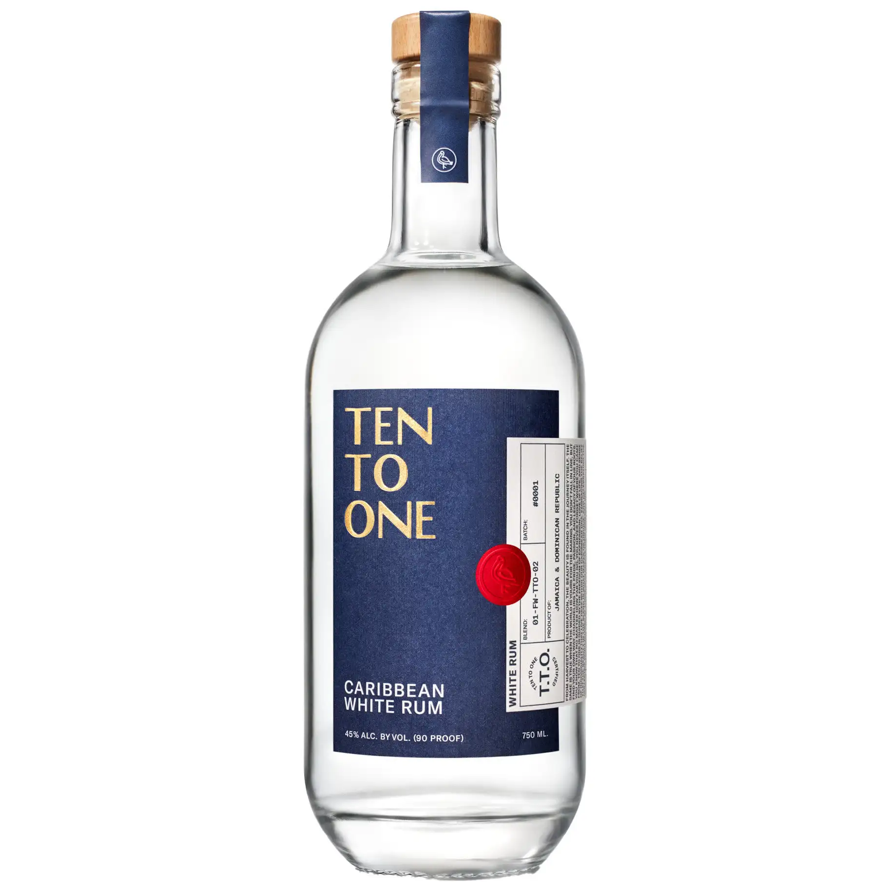 Ten to One Caribbean White Rum