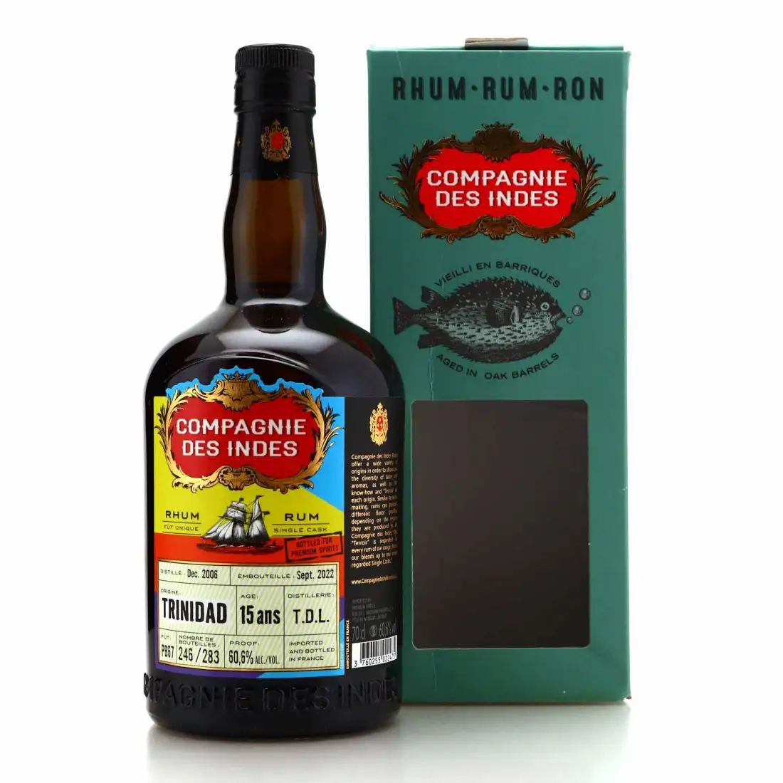 CDI T.D.L Trinidad (Bottled for Premium Spirits) 2006