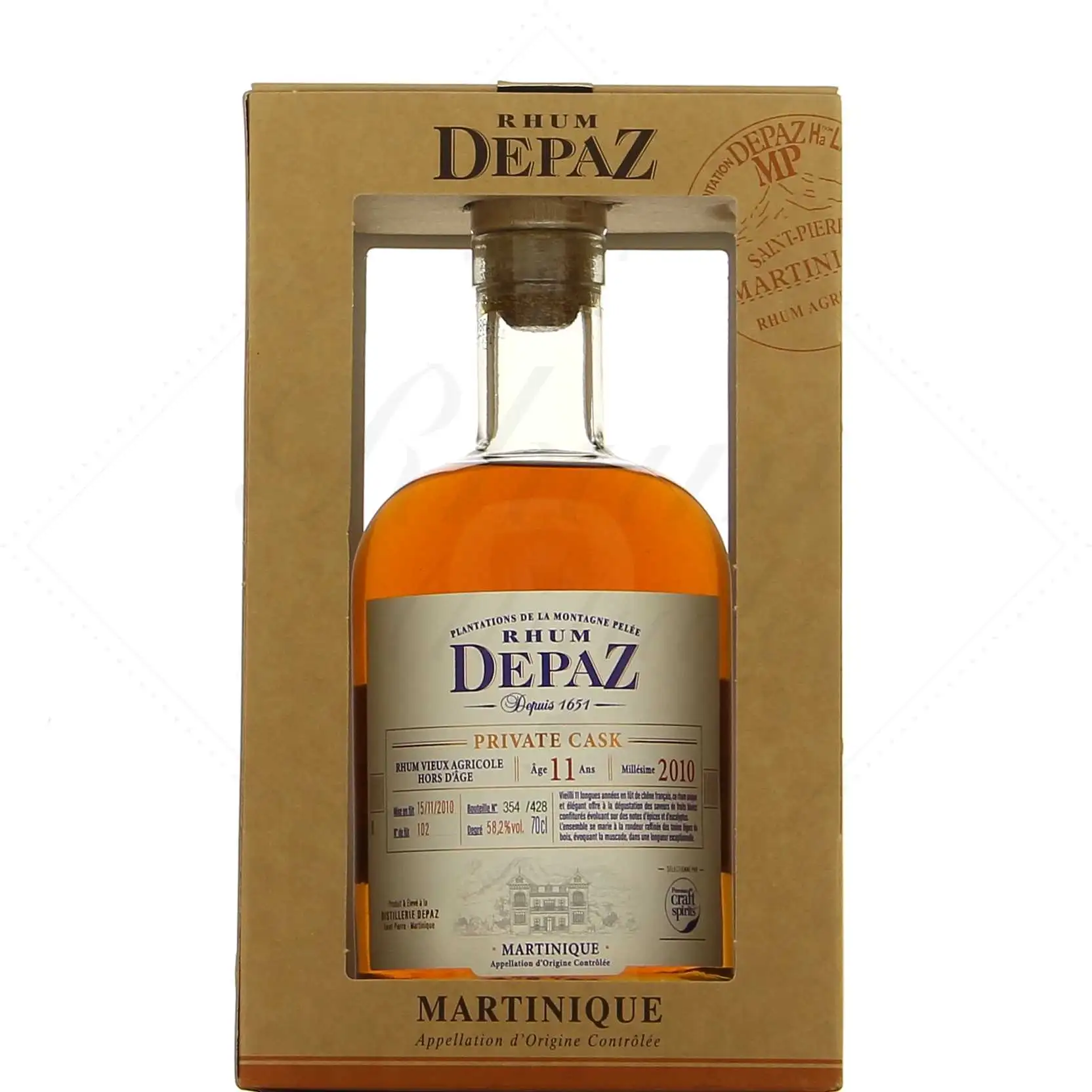 Depaz Private Cask (Premium Craft Spirits Selection) 2010