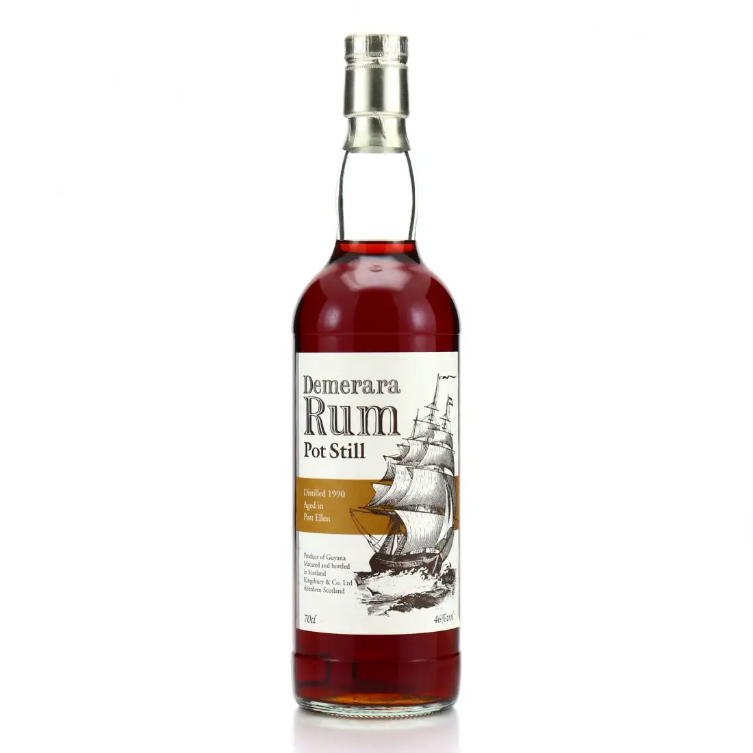 Kingsbury Diamond Demerara Rum Pot Still (Port Ellen Cask) 1990