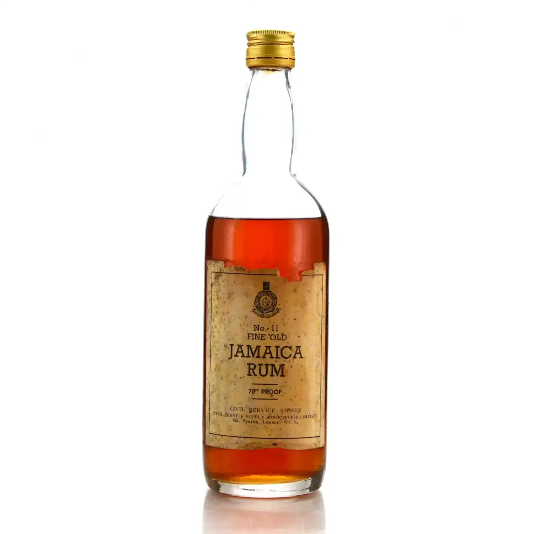Civil Service Supply Stores Jamaica Rum No. 11 Fine Old 1940s-50s