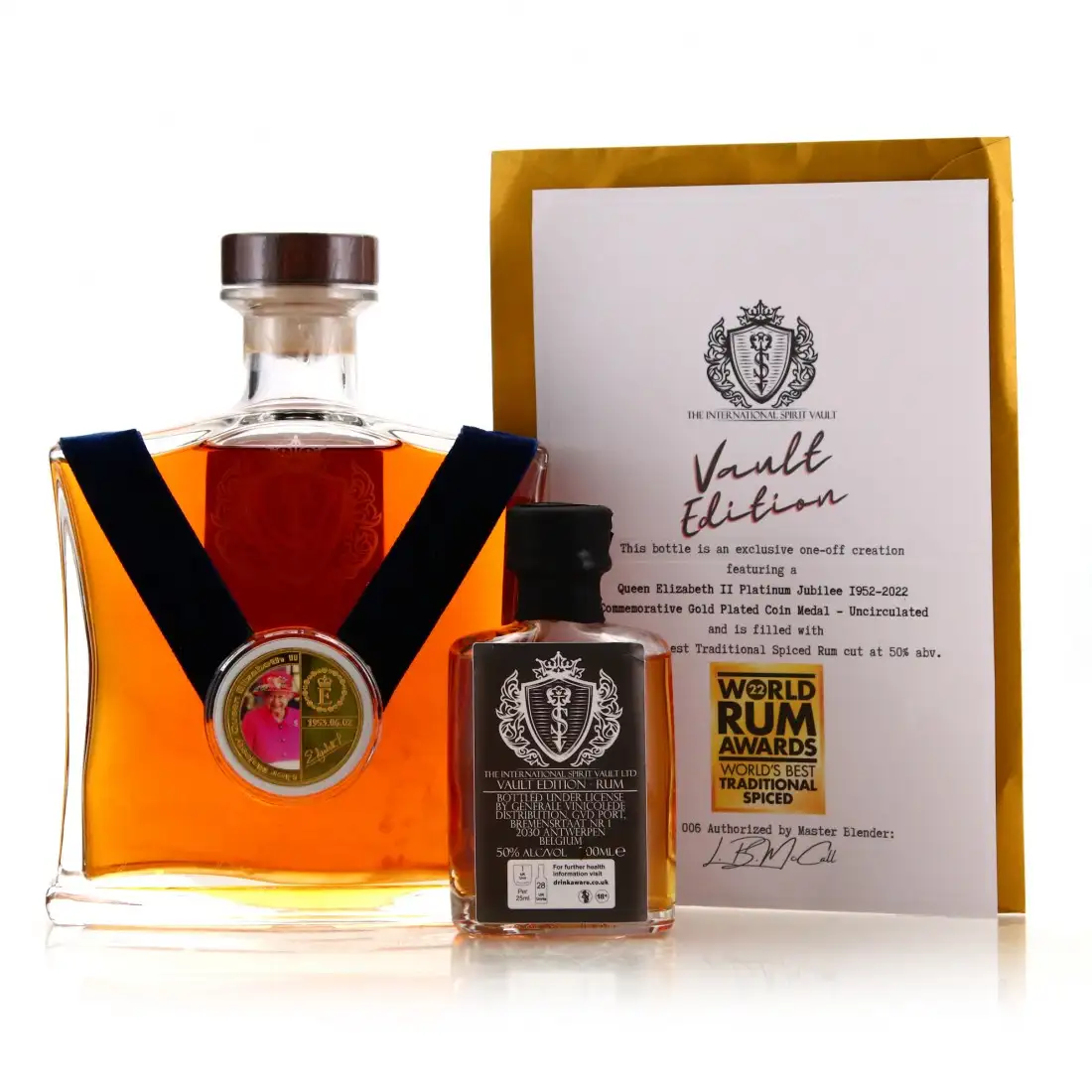 International Spirit Vault Vault Edition Spiced Rum Decanter (QE2 Platinum Jubilee)