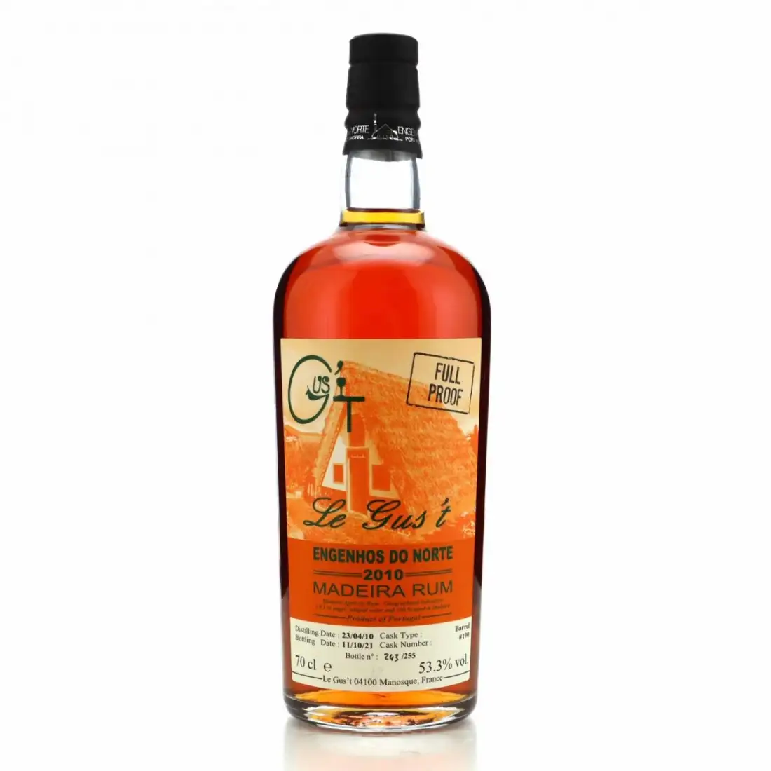 Le Gus‘t Engenhos do Norte Madeira Rum 2010