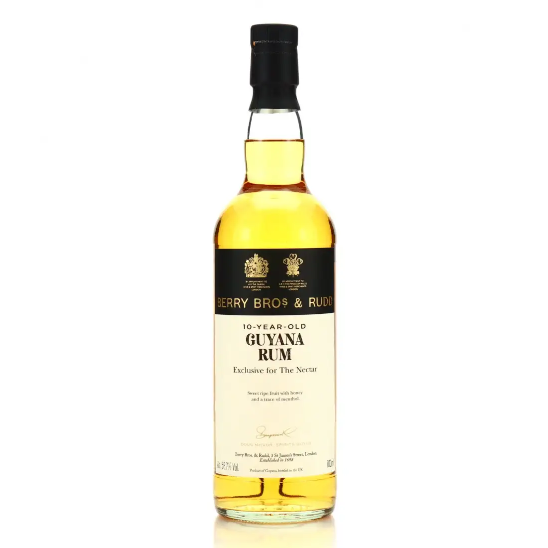Berry Bros & Rudd Diamond 10-Year-Old Guyana (Exclusive for The Nectar) 2010