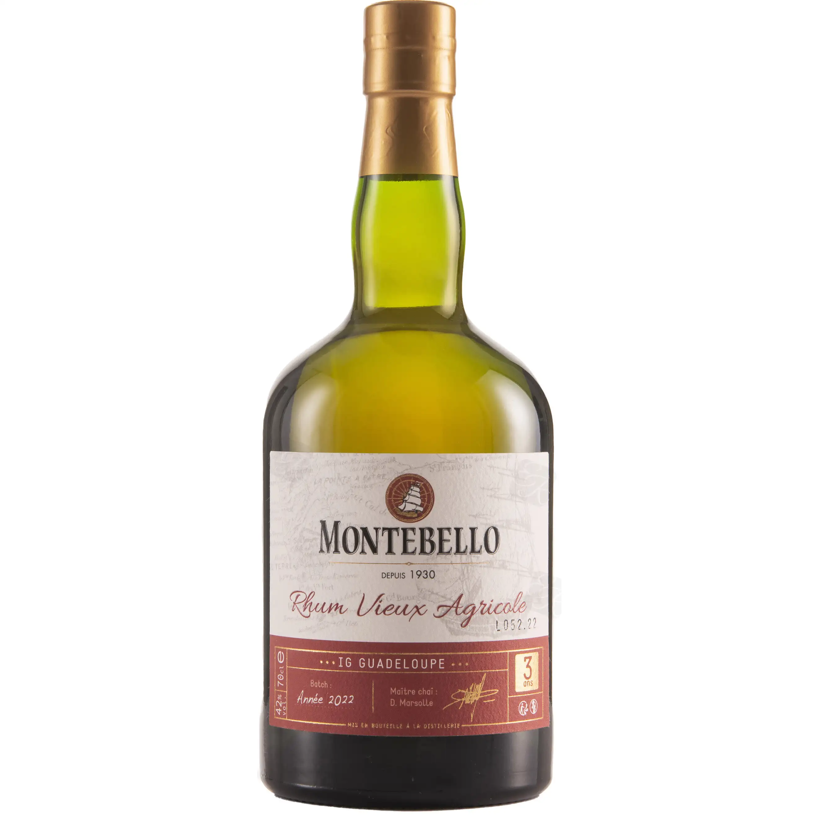 Carrere Montebello Rhum Vieux Agricole (Batch Année 2022)