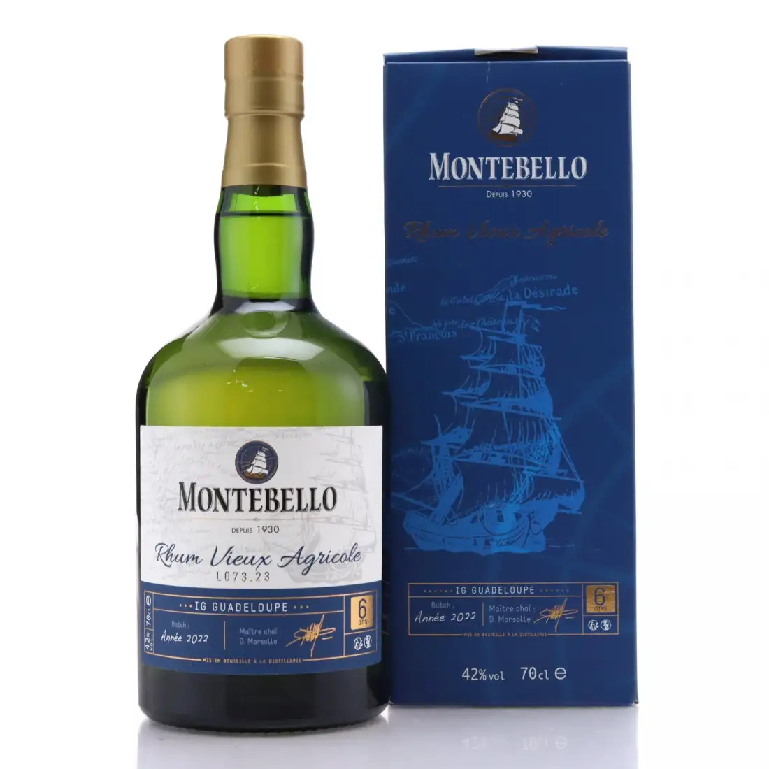 Carrere Montebello Rhum Vieux Agricole (Batch Année 2022) 2016