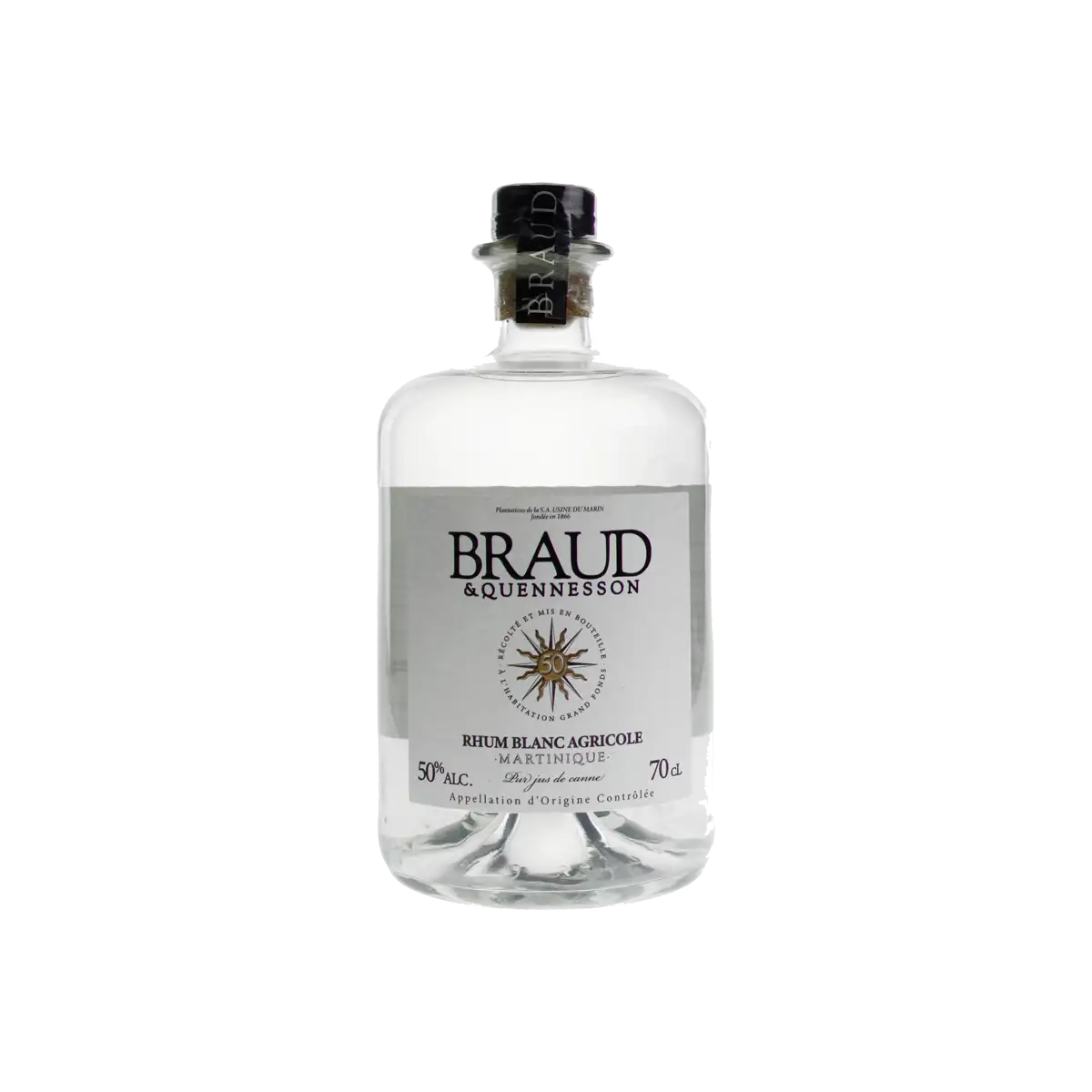 S.A USINE DU MARIN Braud & Quennesson Rhum Blanc Agricole 2022