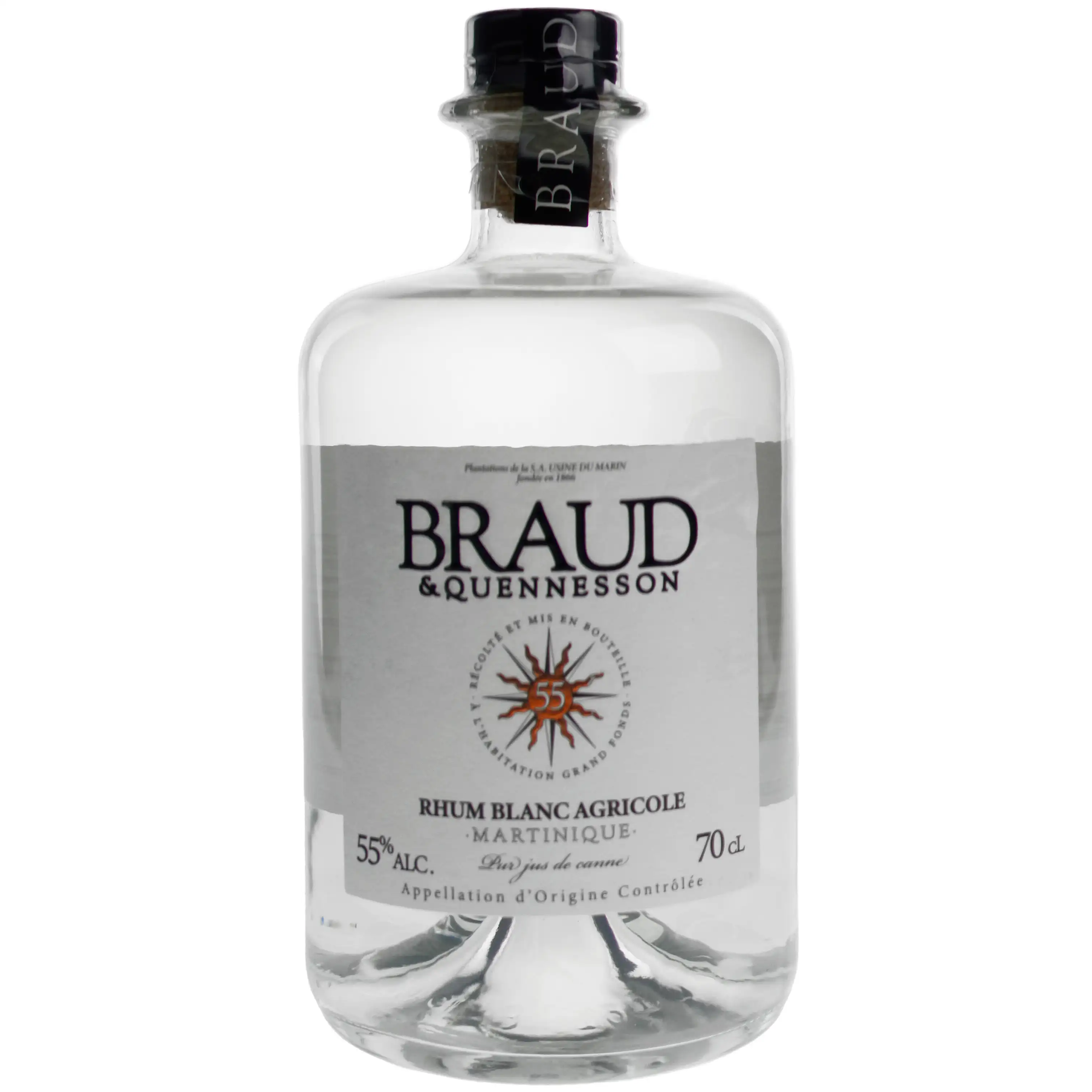 S.A USINE DU MARIN Braud & Quennesson Rhum Blanc Agricole 2022