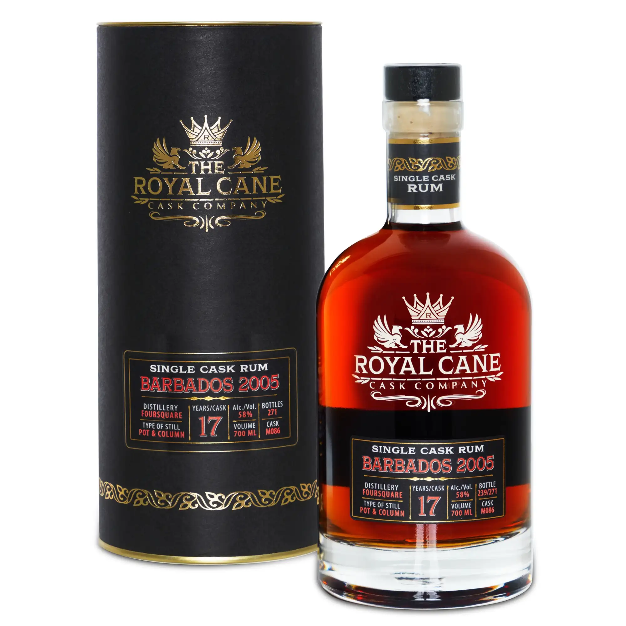 Infinity Spirits Foursquare The Royal Cane Cask Company Single Cask Rum 2005