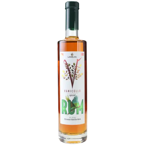Vanicello Spiced Rum (Zitronen-Vanille-Note)