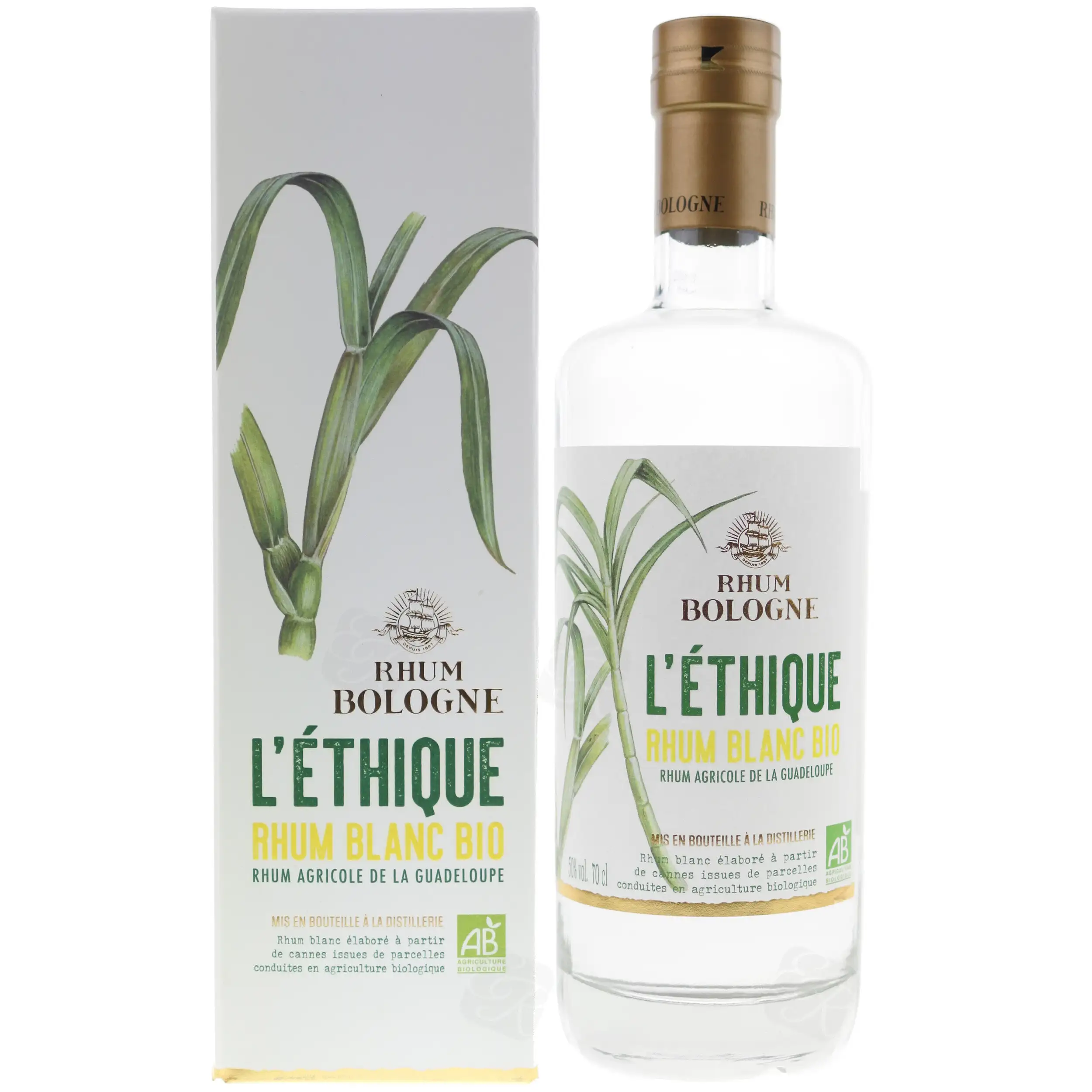Bologne L'Éthique Rhum Blanc Bio